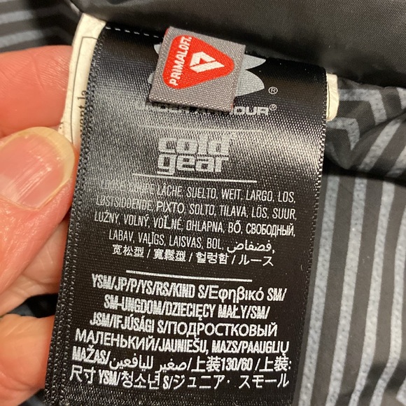 Underarmour infrared primaloft black puffer jacket magnetic zip small - Picture 8 of 11